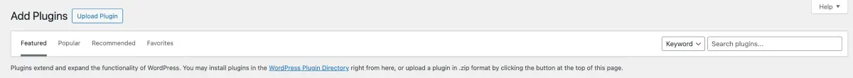 preview of add plugin on wordpress