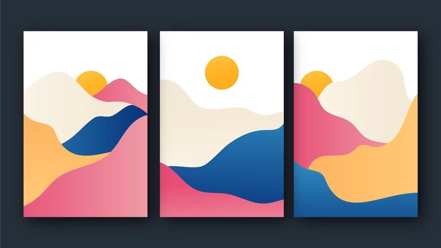 abstract minimalism as logo design trends
