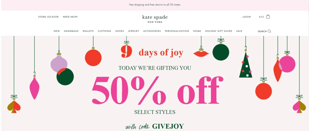 Holiday-themed Landing Pages