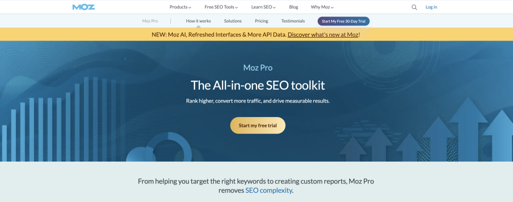 moz pro seo reporting tools