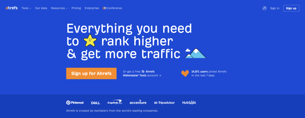 ahrefs seo reporting tools