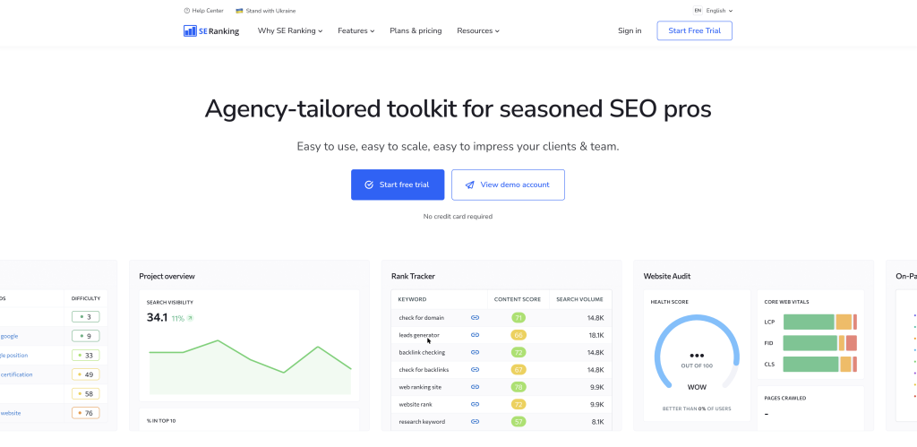 se ranking seo reporting tool