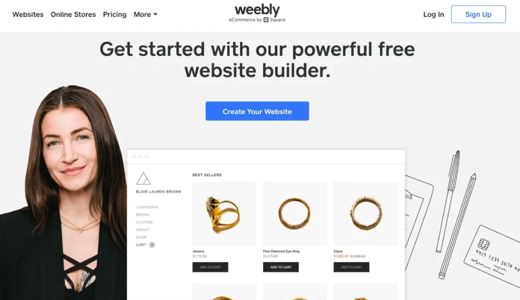 weebly ecommerce builder